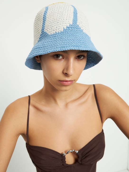 Memorial Day: Daisy bucket hat - Egg Yolk - women_1 | Luisa Via Roma