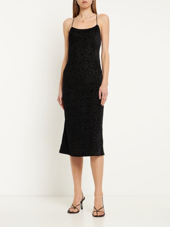 Musier Paris: Vestito midi Shaanti in jersey - Nero - women_1 | Luisa Via Roma