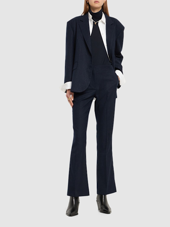 Melissa flared striped pants - Thumbnail 2