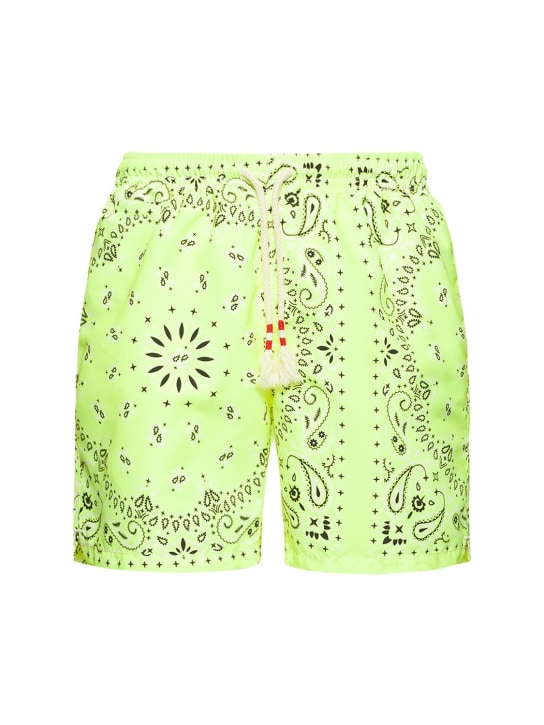 Mc2 Saint Barth: Bandana print tech swim shorts - men_0 | Luisa Via Roma