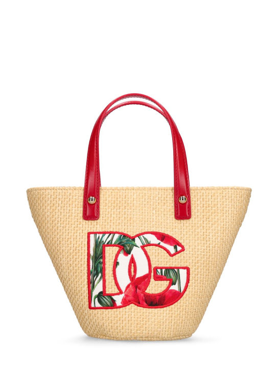 Dolce gabbana straw discount bag