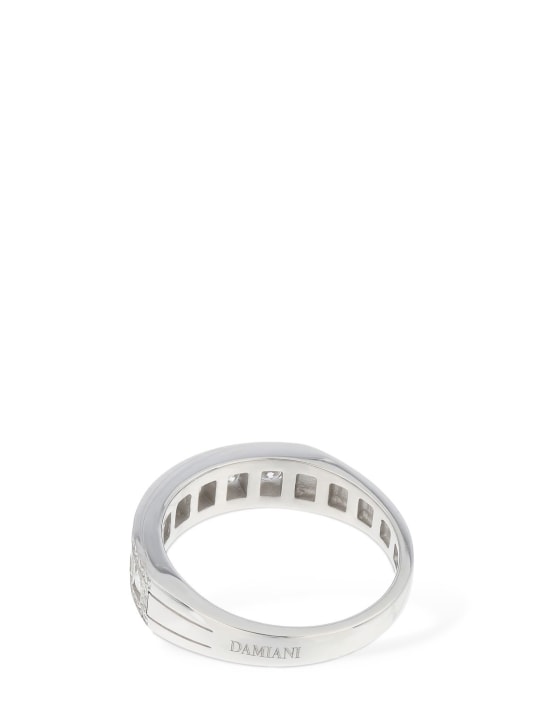 Damiani: Anello Belle Epoque con diamanti - Silver/Diamond - women_3 | Luisa Via Roma