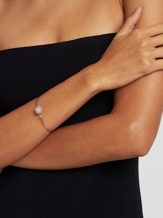 Damiani: Margherita 18kt gold & diamond bracelet - Silver/Diamond - women_1 | Luisa Via Roma
