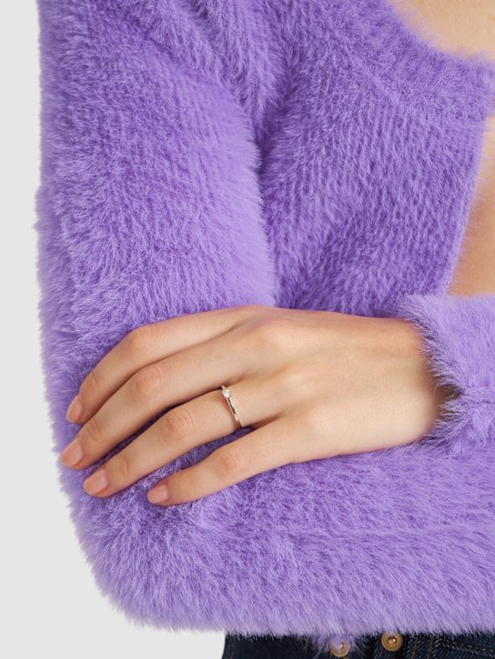 Salvini: Anello Battito in oro 18kt con diamanti - Silver/Diamond - women_1 | Luisa Via Roma