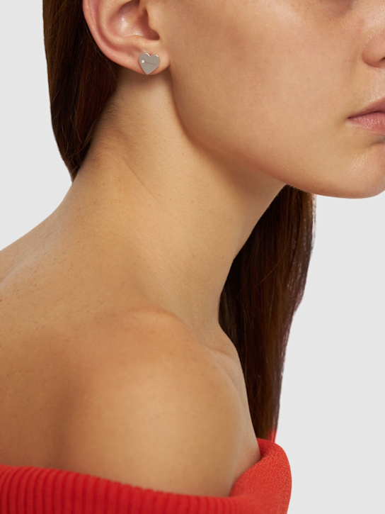 Salvini: Orecchini I Segni in oro 9kt con diamanti - Whitegold - women_1 | Luisa Via Roma