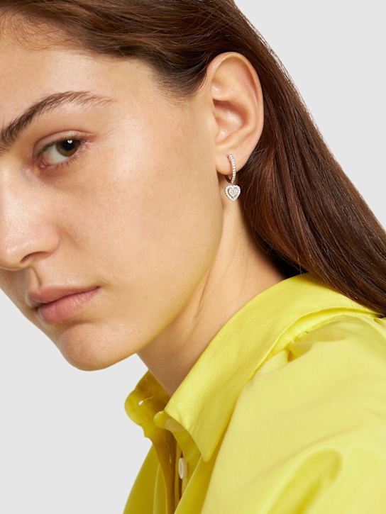 Salvini: Orecchini Magia in oro 18kt con diamanti - Silver/Diamond - women_1 | Luisa Via Roma