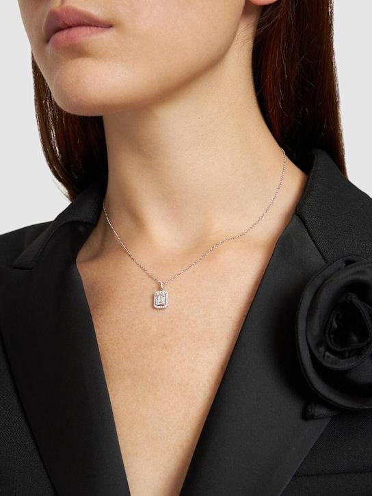 Salvini: Collana Magia in oro 18kt con diamanti - Silver/Diamond - women_1 | Luisa Via Roma