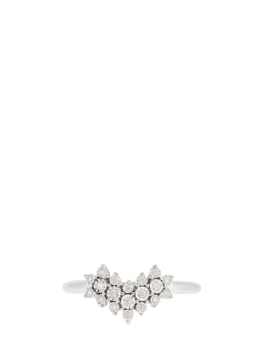 Bliss: Elisir 18kt gold & diamond ring - Silver/Diamond - women_2 | Luisa Via Roma