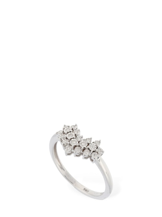 Bliss: Elisir 18kt gold & diamond ring - Silver/Diamond - women_0 | Luisa Via Roma