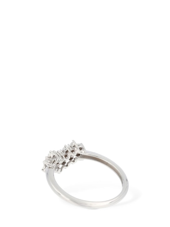 Bliss: Elisir 18kt gold & diamond ring - Silver/Diamond - women_3 | Luisa Via Roma