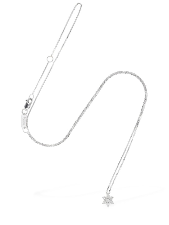 Bliss: Elisir 18kt gold & diamond necklace - Silver/Diamond - women_3 | Luisa Via Roma