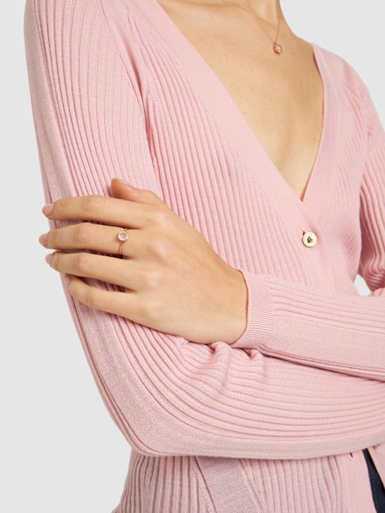 Bliss: 9kt Gold- und Quarzring „Joy Candy“ - Rotgold/Rosa - women_1 | Luisa Via Roma