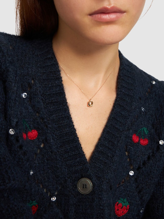 Bliss: Collana Joy Candy in oro 9kt con ametista - Rose Gold/Green - women_1 | Luisa Via Roma