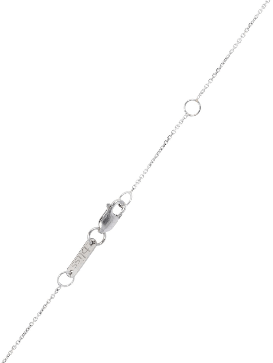 Bliss: Rugiada 18kt gold & diamond necklace - Silver/Diamond - women_3 | Luisa Via Roma