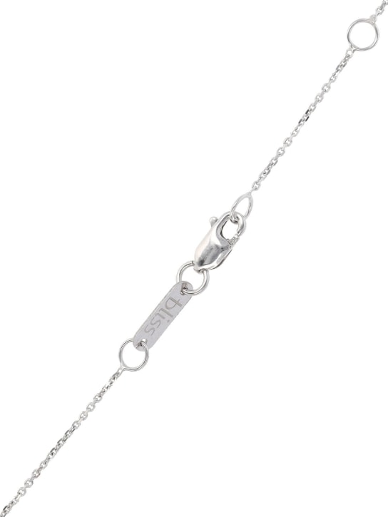 Bliss: Rugiada 18kt gold & diamond necklace - Silver/Diamond - women_3 | Luisa Via Roma