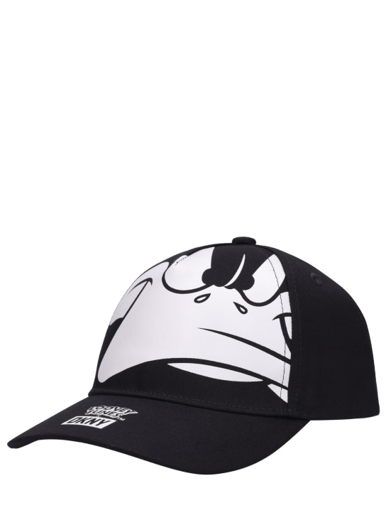 DKNY: Looney Tunes print baseball hat - Black/White - kids-girls_1 | Luisa Via Roma