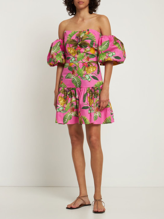 Borgo De Nor: Ziggy ミニ��レス - ピンク/マルチカラー - women_1 | Luisa Via Roma