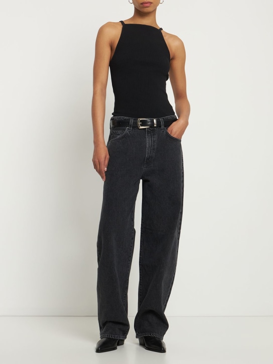 Agolde: Mina tank top - Black - women_1 | Luisa Via Roma