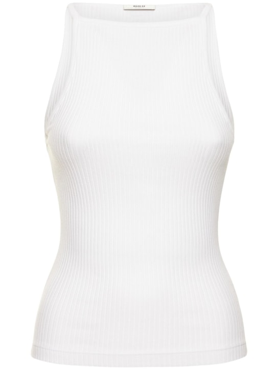Agolde: Débardeur Mina - Blanc - women_0 | Luisa Via Roma