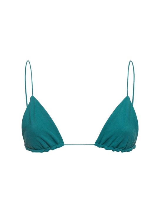 Ziah: Top bikini a triangolo - Verde - women_0 | Luisa Via Roma