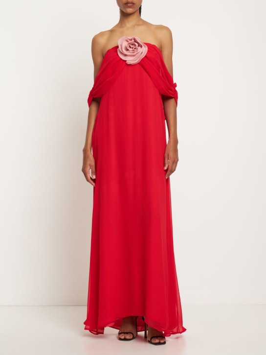 Bernadette Antwerp: Vestito Daffodil in seta - Rosso - women_1 | Luisa Via Roma