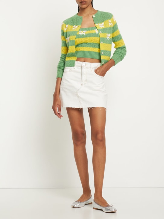 Bernadette Antwerp: Haut brodé sans manches Dahlia - Jaune/Multi - women_1 | Luisa Via Roma