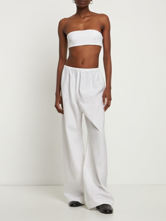 Interior: Caleb cotton blend bandeau top - White - women_1 | Luisa Via Roma