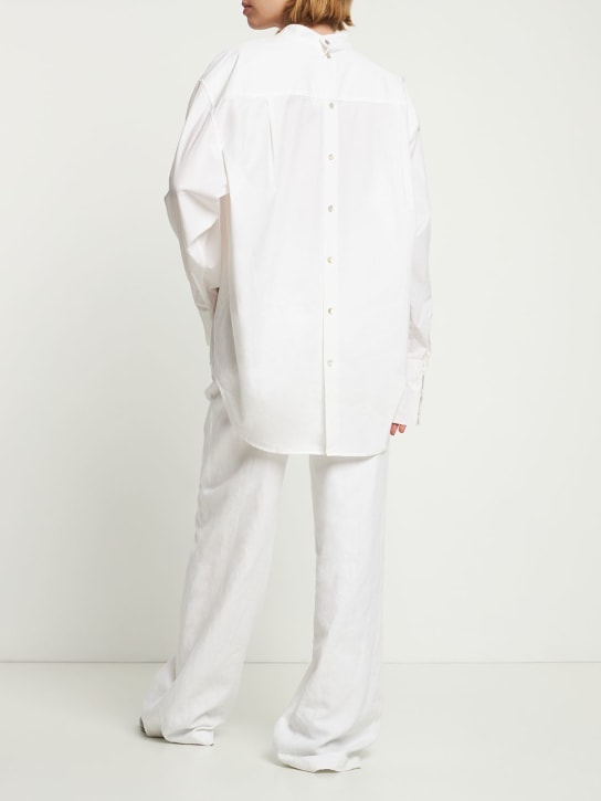 Interior: Duo棉质衬衫 - 白色 - women_1 | Luisa Via Roma