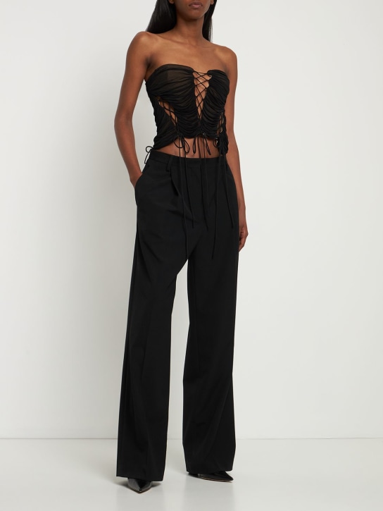 Interior: Bea ビスコースコルセットトップ - ブラック - women_1 | Luisa Via Roma