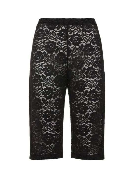 Interior: Shorts de encaje - Negro - women_0 | Luisa Via Roma