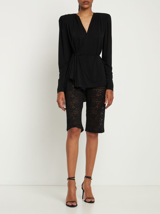 Interior: Shorts de encaje - Negro - women_1 | Luisa Via Roma