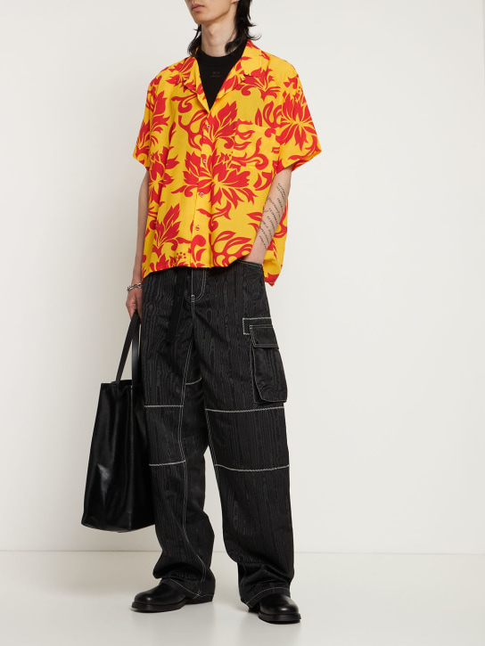 ERL: Camisa estampada con manga corta - Tropical Flower - men_1 | Luisa Via Roma