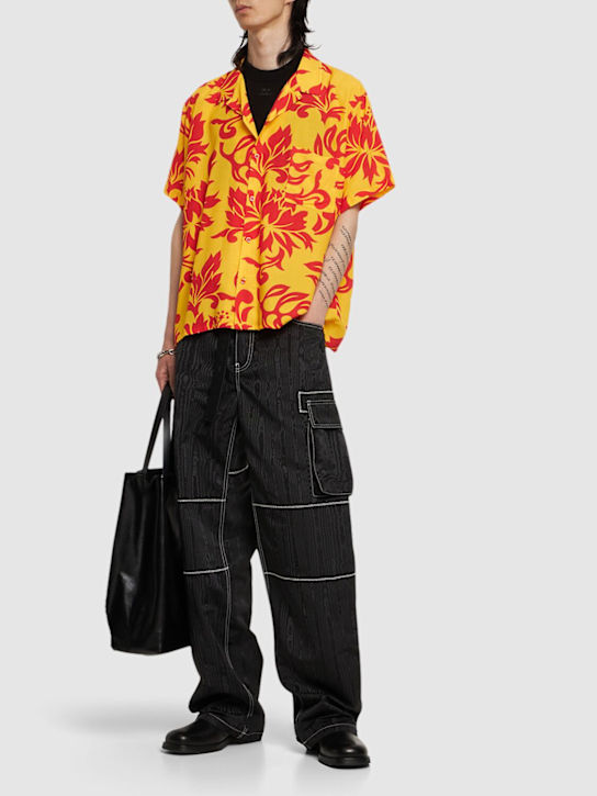 Floral printed short sleeved shirt - Thumbnail 2