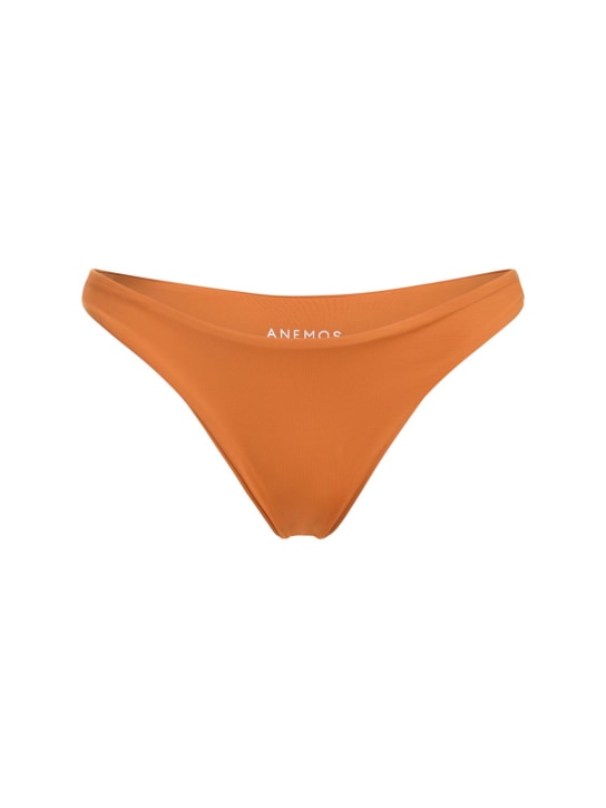 Anemos: Slip bikini vita alta The Eighties - Arancione - women_0 | Luisa Via Roma