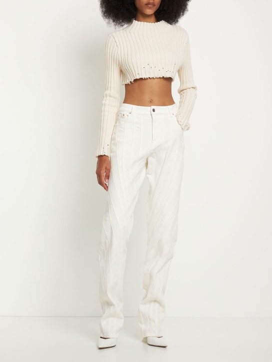 Spiral denim low rise baggy jeans - Thumbnail 2