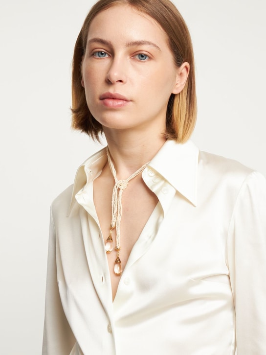 Zimmermann: Collar con perlas sintéticas - women_1 | Luisa Via Roma