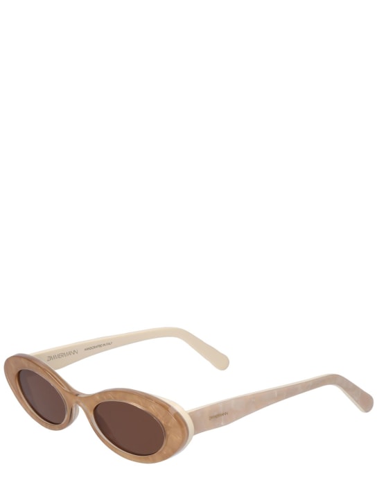 Prima ellipse oval acetate sunglasses Zimmermann Women Luisaviaroma