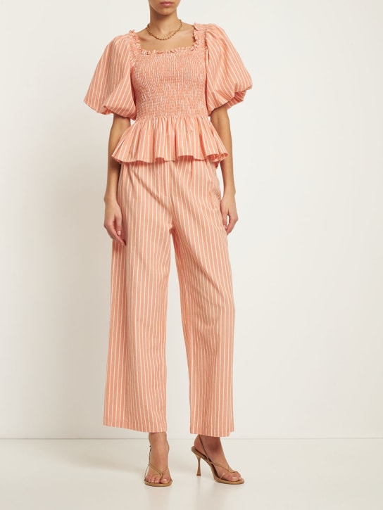 Maria de la Orden: Haut en popeline à rayures Soazig - Multicolore - women_1 | Luisa Via Roma