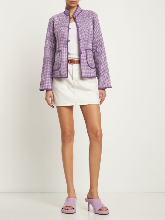 Maria de la Orden: LVR Exclusiva Chaqueta de gingham - Multicolor - women_1 | Luisa Via Roma