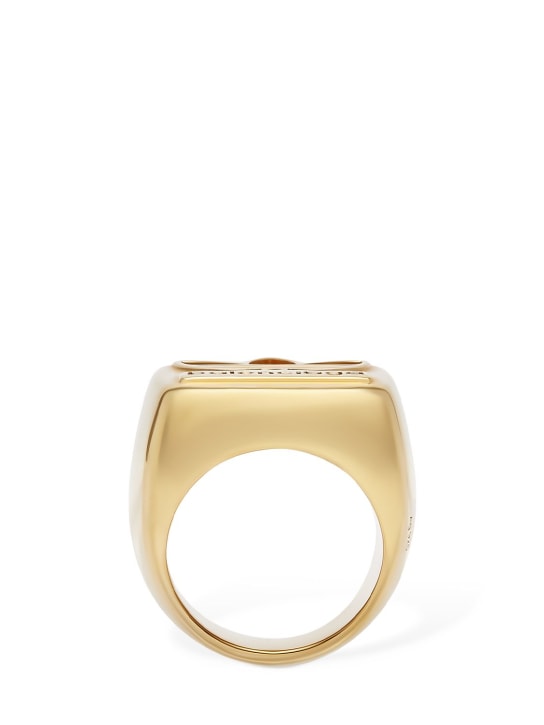 Balenciaga: Ring aus Sterlingsilber „adidas“ - Gold - women_1 | Luisa Via Roma