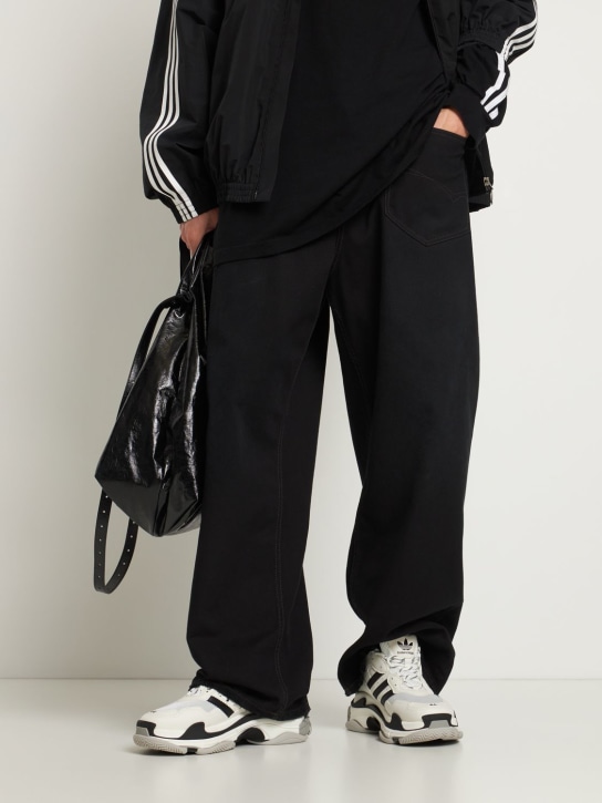 Balenciaga: Adidas Triple S sneakers - Beyaz/Siyah - men_1 | Luisa Via Roma