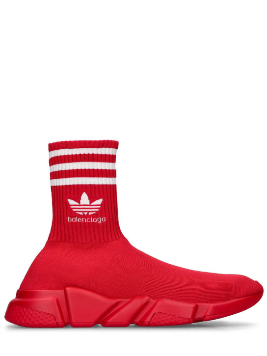 Balenciaga: Adidas Speed LT运动鞋 - 红色/白色 - men_0 | Luisa Via Roma
