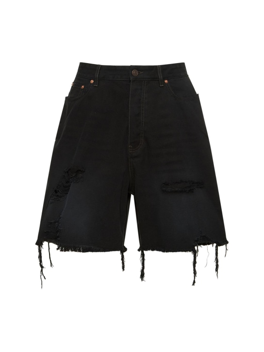 Balenciaga: Shorts baggy fit adidas in cotone - men_0 | Luisa Via Roma