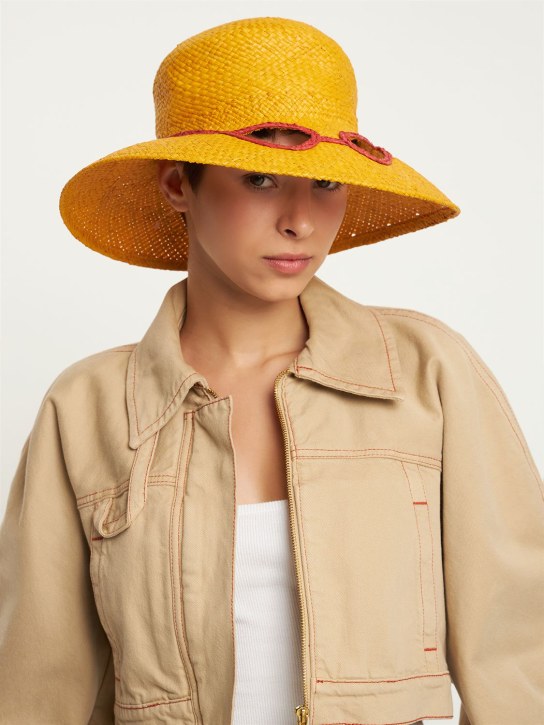 Marni: Raffia bucket hat - Sun - women_1 | Luisa Via Roma