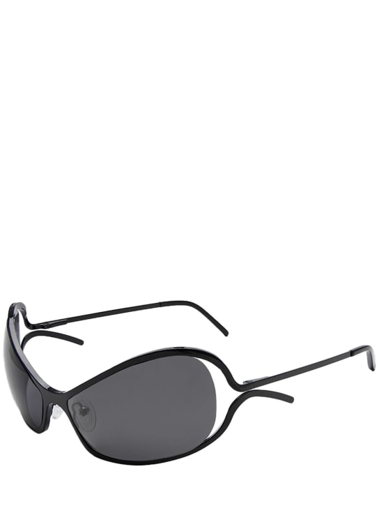 A BETTER FEELING: Occhiali da sole Numa Black in acciaio - Nero - women_1 | Luisa Via Roma