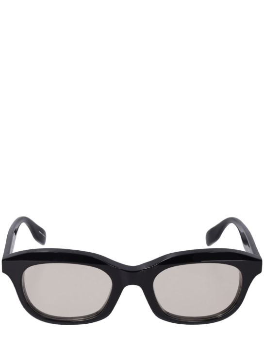 A BETTER FEELING: Lumen Black Amber acetate sunglasses - Black/Amber - men_0 | Luisa Via Roma