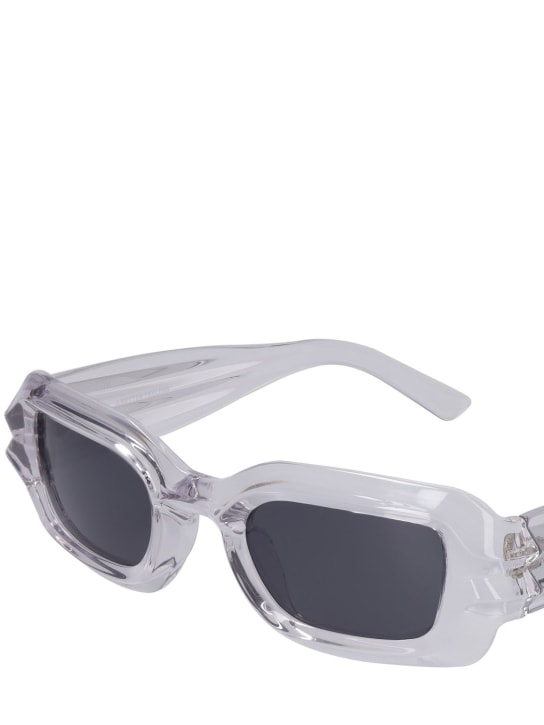 A BETTER FEELING: Bolu Glacial squared sunglasses - Transparent/Black - women_1 | Luisa Via Roma
