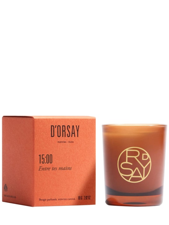 D'orsay: 190gr Dorsay 15:00 candle - Brown - ecraft_2 | Luisa Via Roma