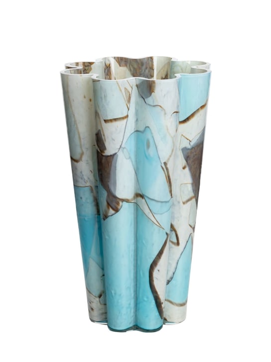 Stories Of Italy: Nougat Aquamarine bucket vase - ecraft_0 | Luisa Via Roma