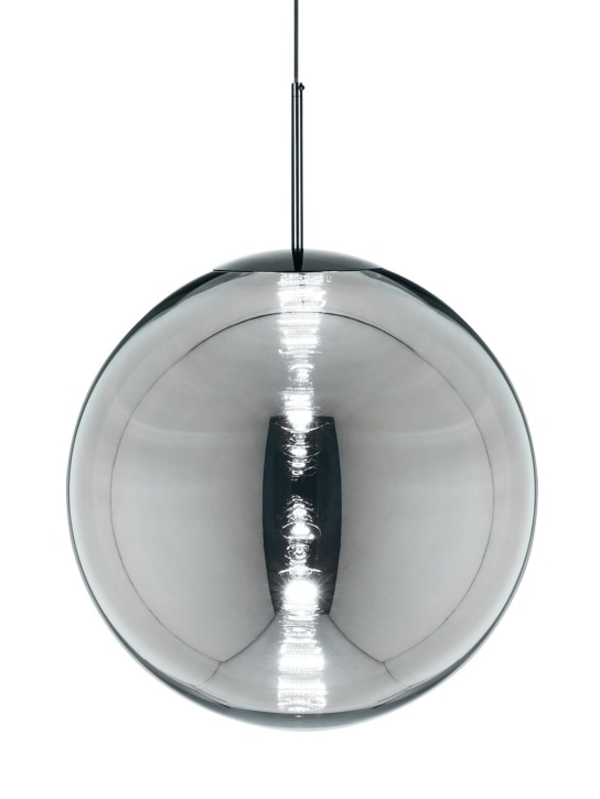 Tom Dixon: 50cm Chrome Globe Pendant - Chrome - ecraft_0 | Luisa Via Roma